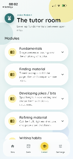 Onboarding — learn while you write
